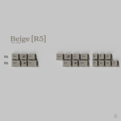 [GB] Bộ keycap Key Kobo Beige (Cherry profile / ABS Double-shot)