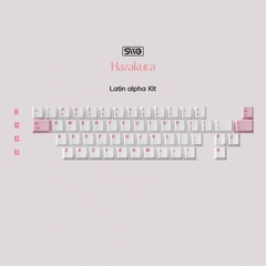 [GB] Bộ keycap SWG Hazakura Light (Cherry profile / ABS Double-shot)