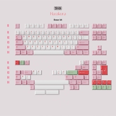 [GB] Bộ keycap SWG Hazakura Light (Cherry profile / ABS Double-shot)