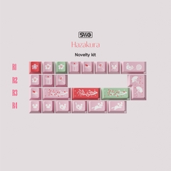 [GB] Bộ keycap SWG Hazakura Light (Cherry profile / ABS Double-shot)