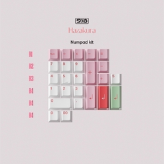 [GB] Bộ keycap SWG Hazakura Light (Cherry profile / ABS Double-shot)