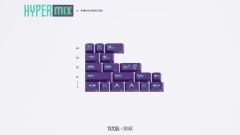 [GB] Bộ keycap SWG Hypermix keycap set (Cherry profile / ABS Double-shot)