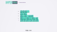 [GB] Bộ keycap SWG Hypermix keycap set (Cherry profile / ABS Double-shot)