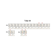 Bộ keycap SWG Beige (Cherry profile / ABS Double-shot)
