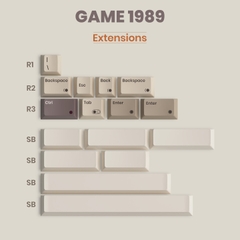 Bộ keycap TUTKEYS Game 1989 (Cherry profile / PBT Dyesub)