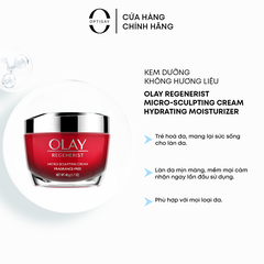 Kem dưỡng Olay regenerist micro-sculpting cream hydrating moisturizer 48g OLAYDA01 bản Mỹ