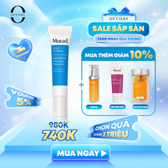 Gel MURAD Rapid Relief Acne Spot Treatment 15ml chấm giảm mụn cấp tốc cho da dầu mụn MRTM01