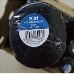 COMBO Sơn SAMURAI màu chàm 2001 gồm 4 chai đủ quy trình độ bền cao (Lót  – Nền 102 - Màu 2001 - Bóng )