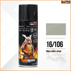 Sơn xịt Samurai Kurobushi - MÀU XÁM SÁNG 106 (400ml)