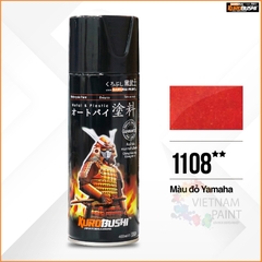 COMBO Sơn Samurai màu 1108 gồm 4 chai đủ quy trình độ bền cao (Lót  – Nền 124 - Màu 1108 - Bóng )