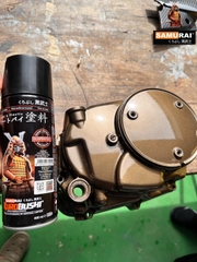 COMBO Sơn xịt Samurai màu đồng titan TE37 gồm 4 chai đủ quy trình độ bền cao (Lót - Nền 109A - Màu TE37 - Phủ mờ 128A )