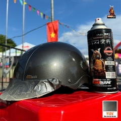 Sơn xịt Samurai Kurobushi - MÀU XÁM BẠC Y124 (400ml)