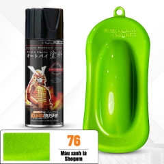 Sơn xịt Samurai Kurobushi - MÀU XANH LÁ SHOGUM 76** (400ml)