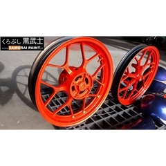 COMBO Sơn SAMURAI màu cam rực Y3505 gồm 4 chai đủ quy trình độ bền cao (Lót – Nền 102 - Màu Y3505 - Bóng )