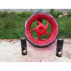 COMBO Sơn SAMURAI màu đỏ cocktail UCY717 gồm 4 chai đủ quy trình  (Lót  – Nền 102 - Màu UCY717- Bóng )