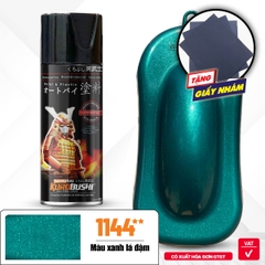 Sơn xịt Samurai Kurobushi - MÀU XANH ĐẬM 1144 (400ml)