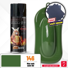 Sơn xịt Samurai Kurobushi - màu xanh quân đội 146 (400 ml)