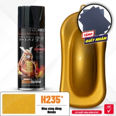 Sơn xịt Samurai Kurobushi - MÀU VÀNG ĐỒNG H235 (400ml)
