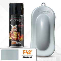 Sơn xịt Samurai Kurobushi - MÀU XÁM MỜ F42 (400ml)