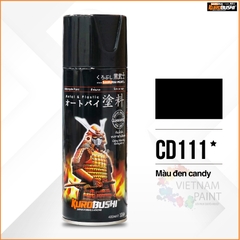 Sơn xịt Samurai Kurobushi - màu đen candy CD111 ( 400 ml)