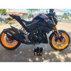 COMBO Sơn Samurai màu cam huỳnh quang 55 gồm 4 chai đủ quy trình  (Lót  – Nền UC1002- Màu 55 - Bóng )