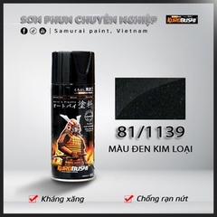 COMBO Sơn SAMURAI màu 1139 gồm 4 chai đủ quy trình độ bền cao (Lót  - Nền 109A - Màu 1139 - Bóng)