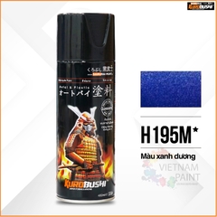 Sơn xịt Samurai Kurobushi - Màu XANH DƯƠNG H195M (400ml)