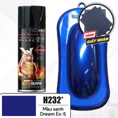 Sơn xịt Samurai Kurobushi - XANH DREAM EX-5 H232*  (400ml)