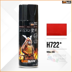 Sơn xịt Samurai Kurobushi - MÀU ĐỎ HONDA H722 (400ml)