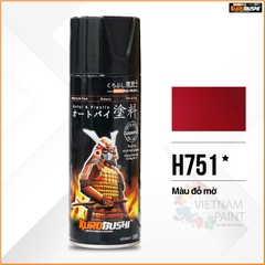 Sơn xịt Samurai Kurobushi - màu đỏ mờ H751 (400 ml)