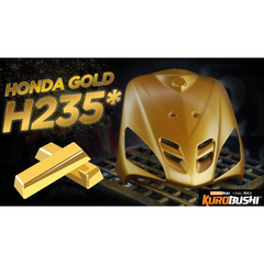 COMBO Sơn Samurai màu vàng đồng H235 gồm 4 chai đủ quy trình độ bền cao,đẹp (Lót - Nền 124 - Màu H235  - Bóng )