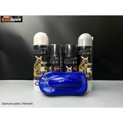 COMBO Sơn Samurai Màu xanh ngọc trai Suzuki UC+TC S139 gồm 4 chai đủ quy trình (Lót - Nền UCS139 - Màu TCS139 - Bóng)