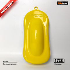 COMBO Sơn Samurai màu 1728 gồm 4 chai đủ quy trình độ bền cao (Lót  – Nền 102 - Màu 1728 - Bóng )