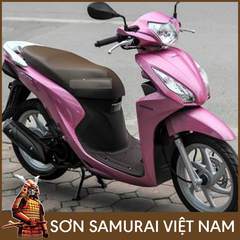 COMBO Sơn Samurai màu hồng phấn H179 gồm 4 chai đủ quy trình độ bền cao, đep (Lót - Nền 124 - Màu H179 - Bóng )
