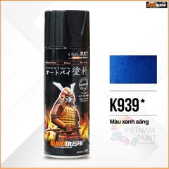 COMBO Sơn Samurai màu K939 gồm 4 chai đủ quy trình độ bền cao  (Lót  – Nền 102 - Màu K939 - Bóng )