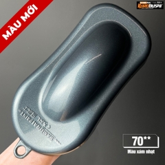 COMBO Sơn SAMURAI màu 70 gồm 4 chai đủ quy trình độ bền cao (Lót – Nền 124 - Màu 70 - Bóng )