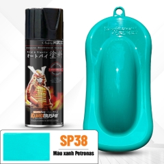 Sơn xịt Samurai Kurobushi - MÀU XANH PETRONAS SP38 (400ml)