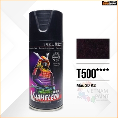 COMBO Sơn SAMURAI màu 3D T500 gồm 4 chai đủ quy trình sang xịn mịn (Lót - Nền 109A - Màu T500  - Bóng )