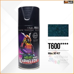 COMBO Sơn Samurai màu 3D T600 gồm 4 chai đủ quy trình sang xịn mịn (Lót - Nền 109A - Màu T600  - Bóng )