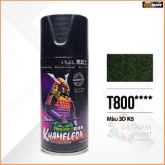 COMBO Sơn Samurai màu 3D T800 gồm 4 chai đủ quy trình sang xịn mịn (Lót - Nền 109A - Màu T800  - Bóng )