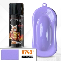 Sơn xịt Samurai Kurobushi - MÀU TÍM VESPA V743* (400ml)