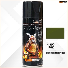 COMBO Sơn SAMURAI màu 142 gồm 4 chai đủ quy trình độ bền cao (Lót  – Nền 102 - Màu 142 - Bóng )