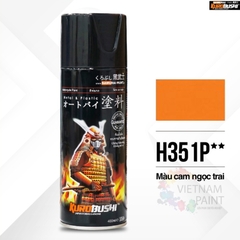 COMBO Sơn SAMURAI màu cam ngọc trai H351P gồm 4 chai đủ quy trình độ bền cao(Lót - Nền 102 - Màu H351P - Bóng)