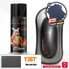 Sơn Samurai - MÀU XÁM ĐẬM Yamaha Y367 (400ml)
