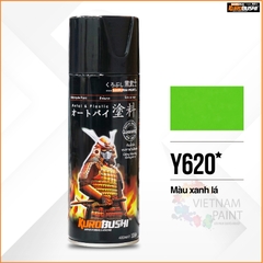 Sơn xịt Samurai Kurobushi - MÀU XANH LÁ Yamaha Y620 (400ml)