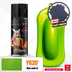 Sơn xịt Samurai Kurobushi - MÀU XANH LÁ Yamaha Y620 (400ml)