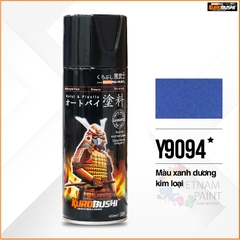 Sơn xịt Samurai Kurobushi - MÀU XANH KIM LOẠI Yamaha Y9094 (400ml)