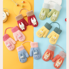 Bao Tay 3D Có Dây Lấp Lánh Nhiều Màu Giữ Ấm Tay Cho Bé