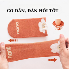 Tất Vớ Trơn Hình Hoạt Hình CHỐNG TRƠN TRƯỢT Đáng Yêu Giữ Ấm Chân Cho Bé