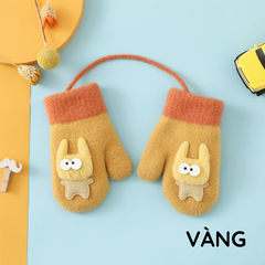 Bao Tay 3D Có Dây Lấp Lánh Nhiều Màu Giữ Ấm Tay Cho Bé